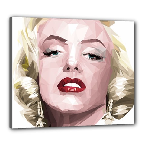 Marilyn Canvas 24  X 20  (framed)