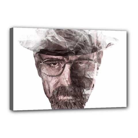 Heisenberg  Canvas 18  X 12  (framed)