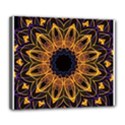 Yellow Purple Lotus Mandala Deluxe Canvas 24  x 20  (Framed) View1