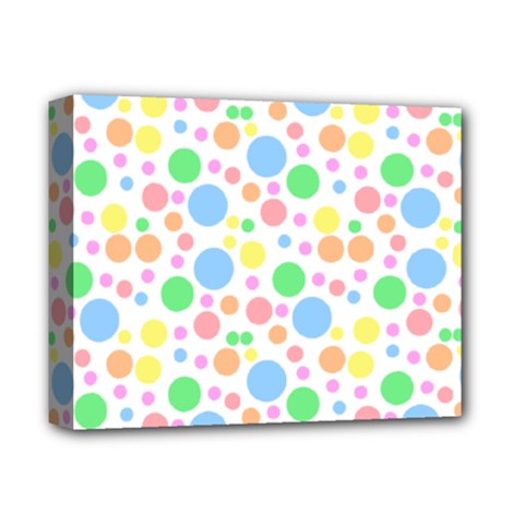 Pastel Bubbles Deluxe Canvas 14  X 11  (framed)