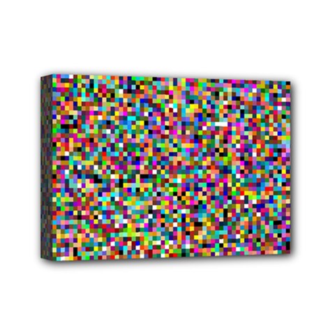 Color Mini Canvas 7  X 5  (framed) by Siebenhuehner