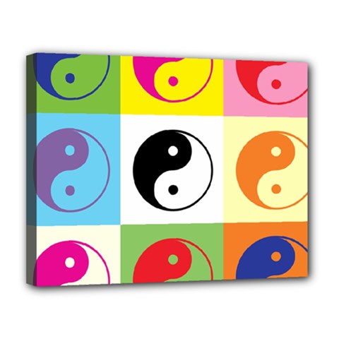 Ying Yang   Canvas 14  X 11  (framed) by Siebenhuehner