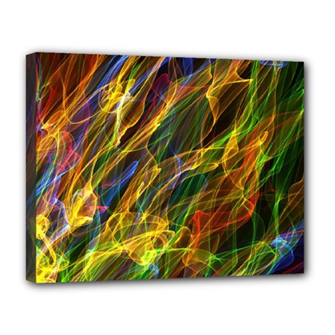 Abstract Smoke Canvas 14  X 11  (framed) by StuffOrSomething