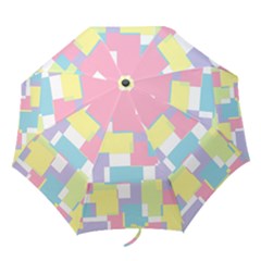 Mod Pastel Geometric Folding Umbrella by StuffOrSomething