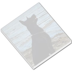 Black German Shepherd Small Memo Pad by StuffOrSomething