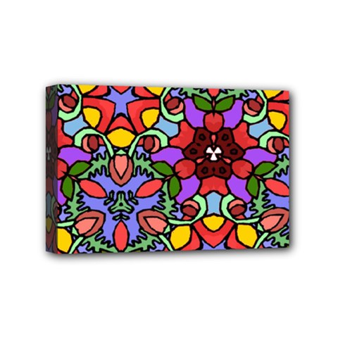 Bright Colors Mini Canvas 6  X 4  (framed)