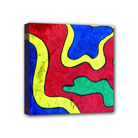 Abstract Mini Canvas 4  X 4  (framed) by Siebenhuehner