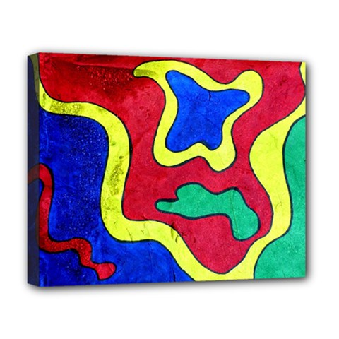 Abstract Deluxe Canvas 20  X 16  (framed) by Siebenhuehner