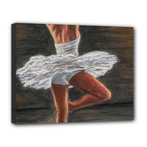 Ballet Ballet Canvas 14  X 11  (framed)