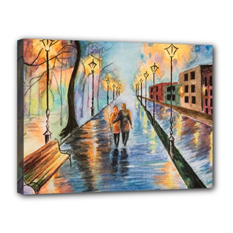 Just The Two Of Us Canvas 16  X 12  (framed)