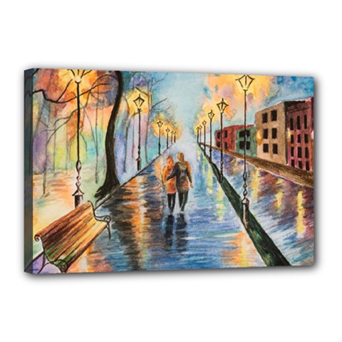 Just The Two Of Us Canvas 18  X 12  (framed) by TonyaButcher