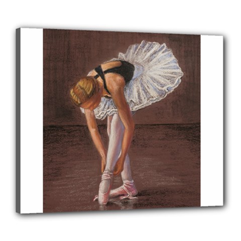 Ballerina Canvas 24  X 20  (framed) by TonyaButcher