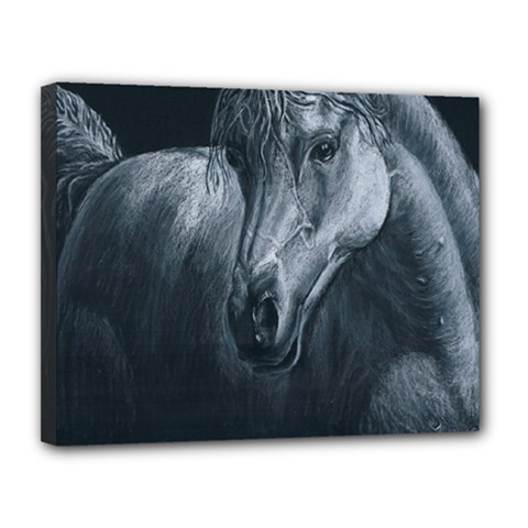 Equine Grace  Canvas 14  X 11  (framed) by TonyaButcher