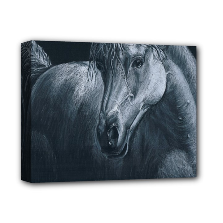 Equine Grace  Deluxe Canvas 14  x 11  (Framed)