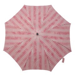 Pink Grunge Hook Handle Umbrella (large)