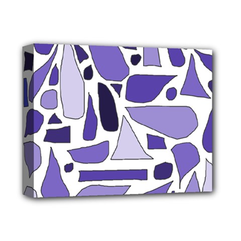 Silly Purples Deluxe Canvas 14  X 11  (framed) by FunWithFibro