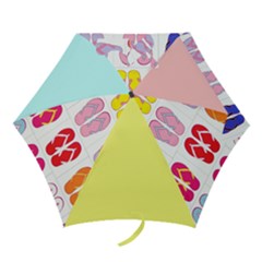 Flip-flop Collage Mini Folding Umbrella by StuffOrSomething