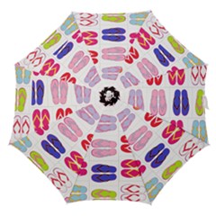 Flip-flop Collage Straight Umbrella