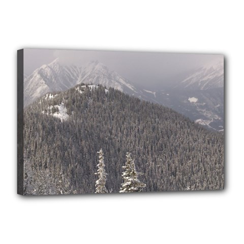 Mountains Canvas 18  X 12  (framed) by DmitrysTravels