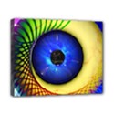 Eerie Psychedelic Eye Canvas 10  x 8  (Framed) View1