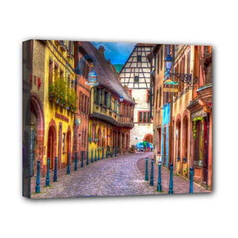 Alsace France Canvas 10  X 8  (framed)