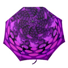 Abstract In Purple Folding Umbrella