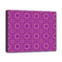 Purple Moroccan Pattern Canvas 10  x 8  (Framed) View1