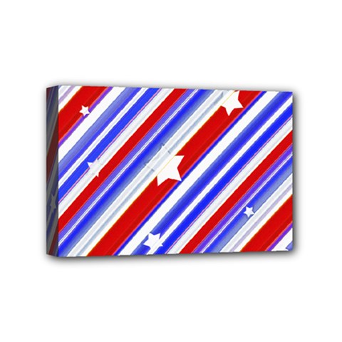 American Motif Mini Canvas 6  X 4  (framed)