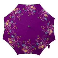 Flowery Flower Hook Handle Umbrella (large)