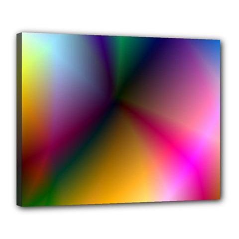 Prism Rainbow Canvas 20  X 16  (framed) by StuffOrSomething