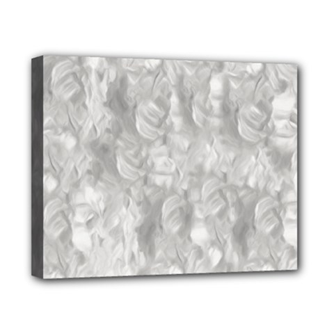 Abstract In Silver Canvas 10  X 8  (framed) by StuffOrSomething