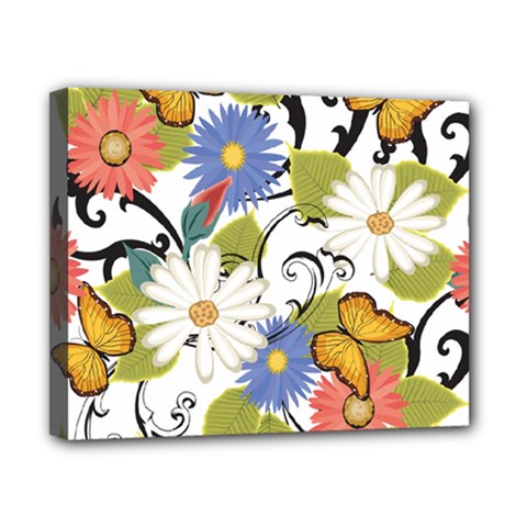 Floral Fantasy Canvas 10  X 8  (framed) by R1111B