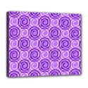 Purple And White Swirls Background Deluxe Canvas 24  x 20  (Framed) View1