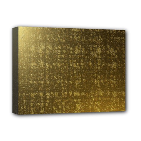 Gold Deluxe Canvas 16  X 12  (framed) 