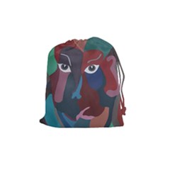 Abstract God Pastel Drawstring Pouch (medium)