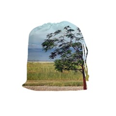 Sea Of Galilee Drawstring Pouch (large) by AlfredFoxArt