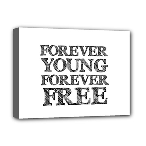 Forever Young Deluxe Canvas 16  X 12  (framed) 