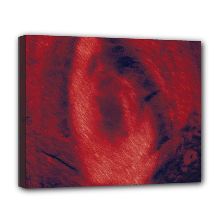 Blood Waterfall Deluxe Canvas 20  x 16  (Framed)