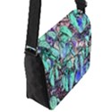 Colored Pencil Tree Leaves Drawing Flap Closure Messenger Bag (Small) View2