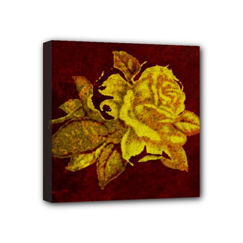 Rose Mini Canvas 4  X 4  (framed) by ankasdesigns