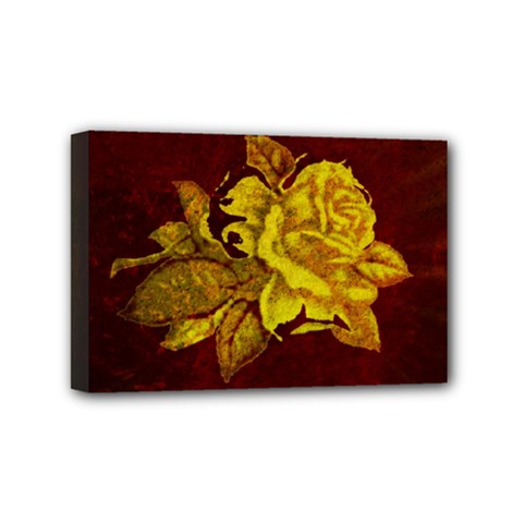 Rose Mini Canvas 6  X 4  (framed) by ankasdesigns