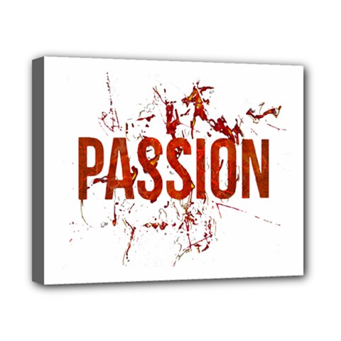 Passion And Lust Grunge Design Canvas 10  X 8  (framed)