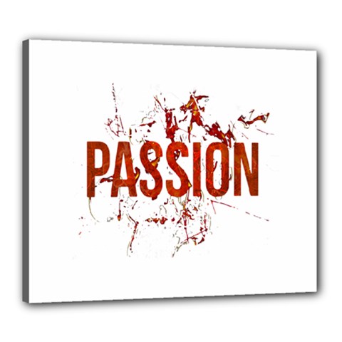 Passion And Lust Grunge Design Canvas 24  X 20  (framed) by dflcprints