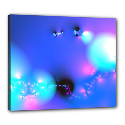 Love In Action, Pink, Purple, Blue Heartbeat 10000x7500 Canvas 24  X 20  (framed)