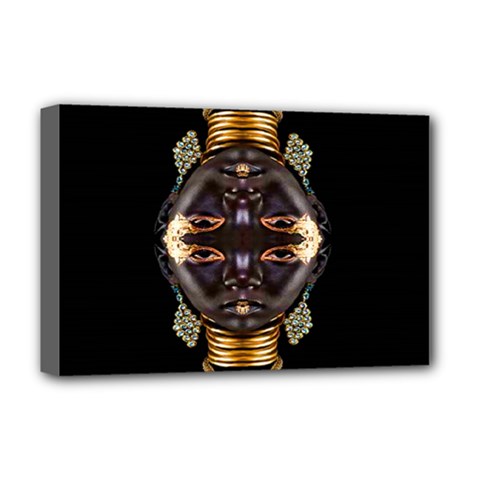 African Goddess Deluxe Canvas 18  X 12  (framed) by icarusismartdesigns