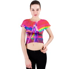 Crew Neck Crop Top