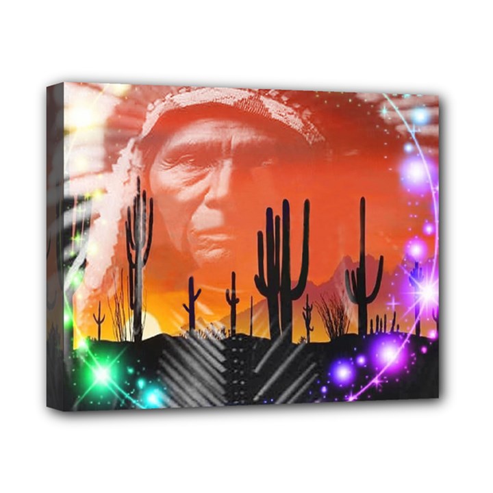 Ghost Dance Canvas 10  x 8  (Framed)