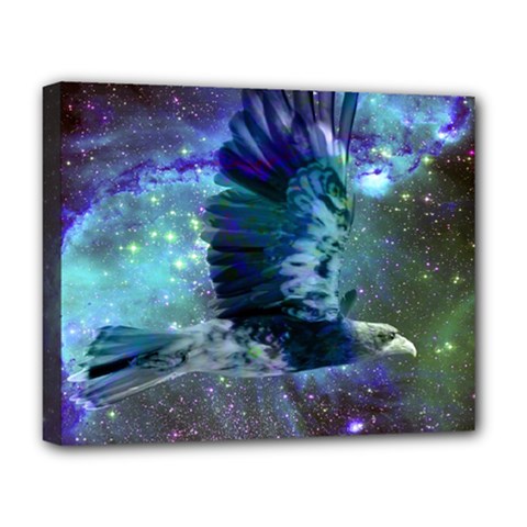 Catch A Falling Star Deluxe Canvas 20  X 16  (framed) by icarusismartdesigns