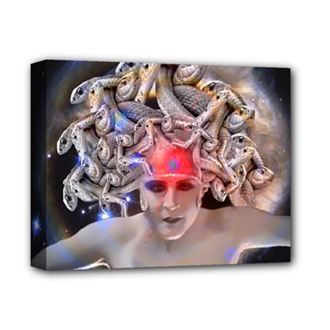 Medusa Deluxe Canvas 14  X 11  (framed) by icarusismartdesigns