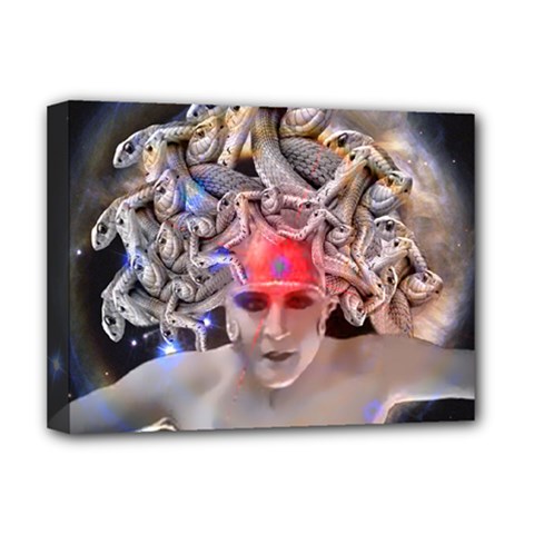 Medusa Deluxe Canvas 16  X 12  (framed)  by icarusismartdesigns